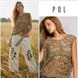POL Crochet Top